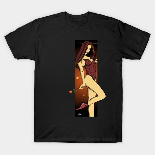 Autumn Dryad T-Shirt by andrewcformosa